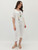 Lilibeth Applique Shift Dress - White