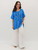 Lilibeth Applique Tee - Royal Blue