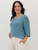 Lidia Cotton Pullover - Cerulean