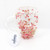 Double Wall Floral Confetti Mug RND - Pink