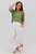 Lorena Ribbon Knit Top - Green Matcha Lorena Ribbon Knit Top - Green Matcha