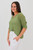 Lorena Ribbon Knit Top - Green Matcha Lorena Ribbon Knit Top - Green Matcha