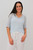 Lorena Ribbon Knit Top - Misty Sky Lorena Ribbon Knit Top - Misty Sky