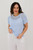 Ramona Cotton Knit Tee - Sky Ramona Cotton Knit Tee - Sky