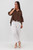 Isa Single-Button Jacket - Chocolate Isa Single-Button Jacket - Chocolate