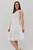 Nadia Bias-Cut Dress - White