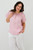 Italia Sweet Ruffle Blouse - Rose
