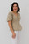 Charlotte Puff Sleeve Top - Wheat Charlotte Puff Sleeve Top - Wheat