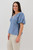Charlotte Puff Sleeve Top - Blue Wash Charlotte Puff Sleeve Top - Blue Wash