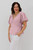 Charlotte Puff Sleeve Top - Rose