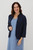 Maya Raw Edge Jacket - Navy