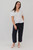 Vanessa Draw String Trousers - Navy Vanessa Draw String Trousers - Navy