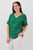 Nina Rolled Sleeve Petite Posy - Emerald
