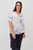 Nina Rolled Sleeve Petite Posy - White