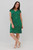 V-Neck Midi Dress - Petite Posy - Emerald