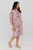 Rolled Sleeve Midi - Petite Posy - Orchid