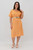 Isabella Frayed Shift Dress - Saffron