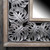 Timber/Metal Leaf Mirror Rect