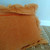 Fringed Cushion - Orange Rec