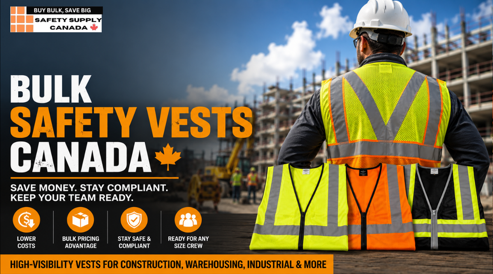 Bulk Safety Vests Canada: Save Money, Stay Compliant, and Keep Your Team Ready