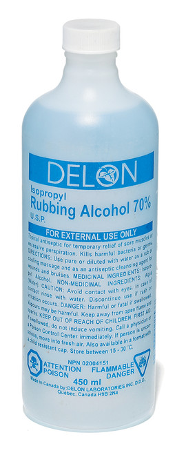 Rubbing Alcohol 70% Solution | 2 Pkg, 475 ml | Dynamic FARB500   Safety Supply Canada