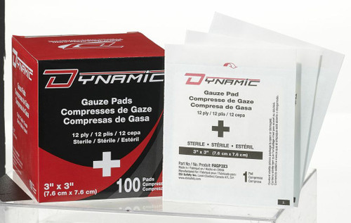 Dynamic Gauze Pad 3 x 3 sterile - Box of 100 FAGP3X3100   Safety Supply Canada
