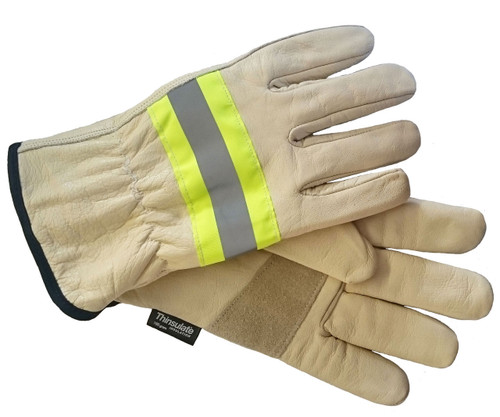 *BLOW OUT* Hi-Vis Ladies Goatskin Safety Glove | Thinsulate  SSC1104   Safety Supply Canada