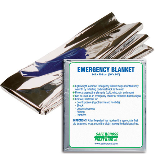 Rescue Foil Blankets | 10 Pkg | Zenith SAY608 x 10   Safety Supply Canada