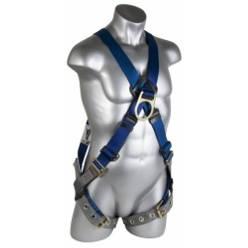 Cross-over Harness w/ Grommet Legs, Back & Front D-Ring | Grommet leg connection NPH-31   Safety Supply Canada