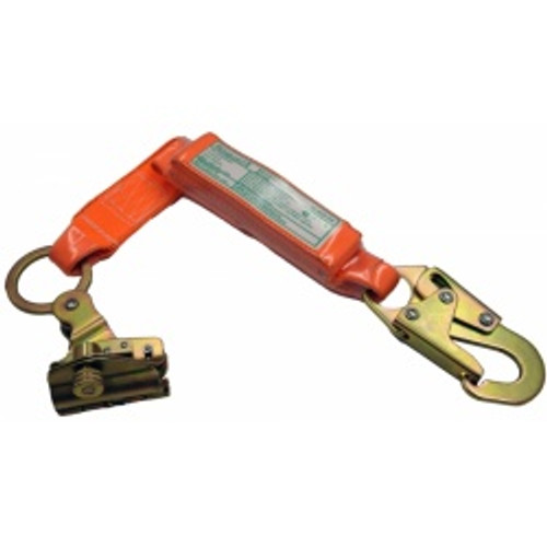 ADP Rope grab with 2ft shock absorbing lanyard | Triple-locking closing mech. NRG-200-S   Safety Supply Canada