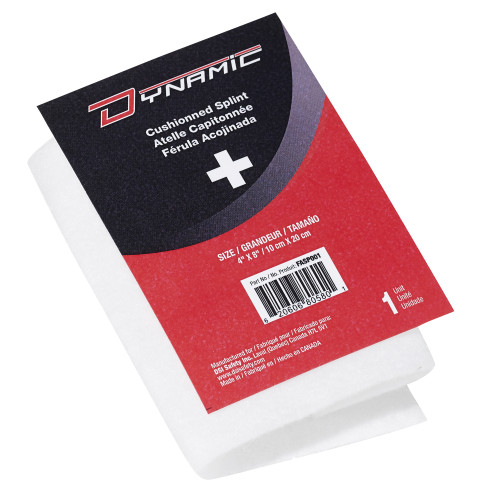 Cushioned Splint - Bag of 1 | Dynamic FASP001   Safety Supply Canada
