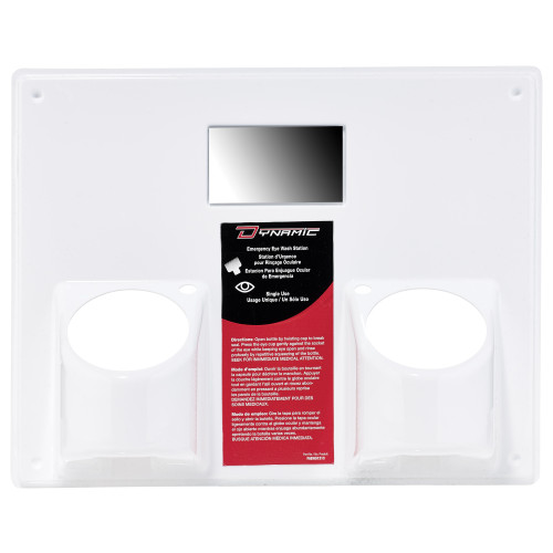 Eye Wash Station Panel only for (2)16oz/500ml bottles No: FAEW016SU. Panel Size: 12'' x 13'' | Dynamic FAEWS1213   Safety Supply Canada
