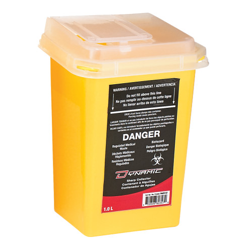Sharps Containers 1 L | Dynamic FACS1LT   Safety Supply Canada