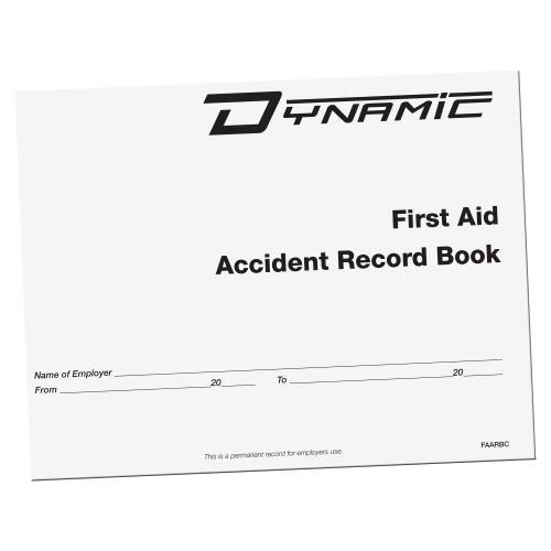 Accident record book for B.C.24 pages, English only | Dynamic FAARBC   Safety Supply Canada