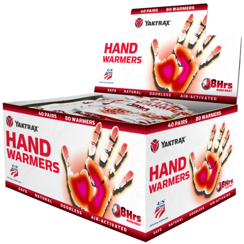 Hand Warmers - Box of 40 | Yaktrax YT21236   Safety Supply Canada