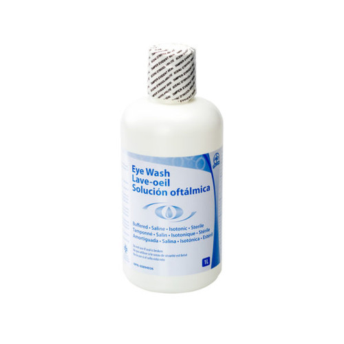 Eyewash Solution, 1L F4501169   Safety Supply Canada
