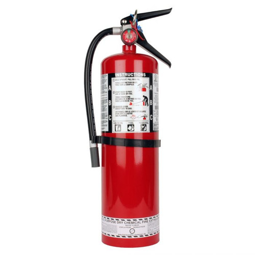 Steel Dry Chemical ABC Fire Extinguisher | 10 lb | StrikeFirst WBDLABC10WH   Safety Supply Canada
