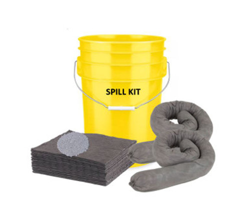 The "Pail" Spill Kit - 10 Gal Kit - Universal PU-SPILL-04   Safety Supply Canada