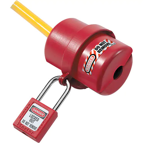Rotating Electrical Plug Lockout | Master Lock® 487   Safety Supply Canada