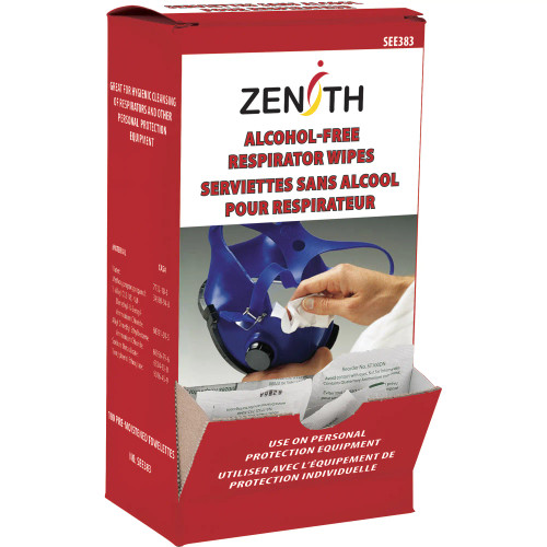 Respirators & PPE Cleaning Wipes | Zenith SEE383   Safety Supply Canada
