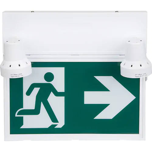 Running Man Sign with Security Lights | Zenith XI790   Safety Supply Canada