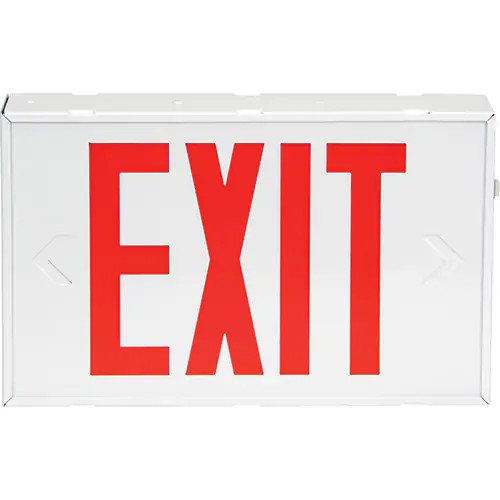 Exit Sign, LED, Battery Operated/Hardwired | Zenith XI788   Safety Supply Canada