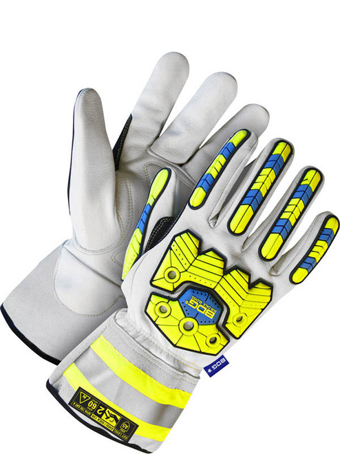 Arc-Tek Grain Goatskin Gauntlet Back Hand Protection Lined Kevlar - Pack of 6 | Bob Dale Gloves 20-1-10698   Safety Supply Canada