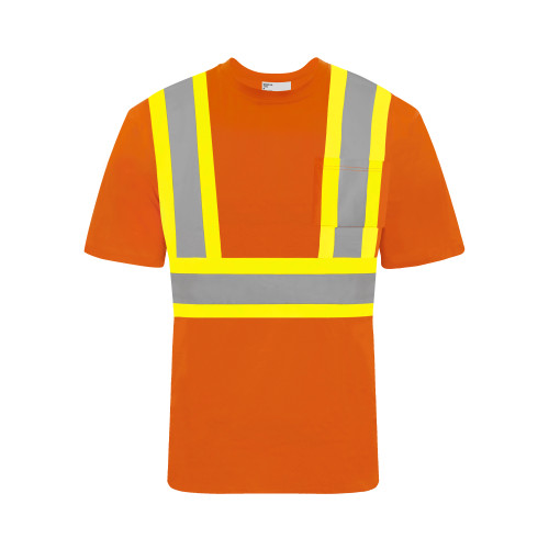 Cotton Tshirt with 4in Tape TT3   Safety Supply Canada