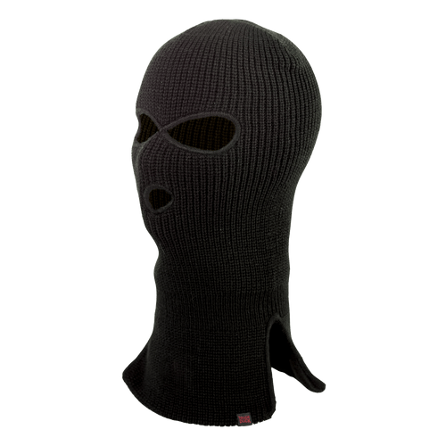 Acrylic 3 Hole Face Mask - Black | Tough Duck I25516-BLK-XL   Safety Supply Canada