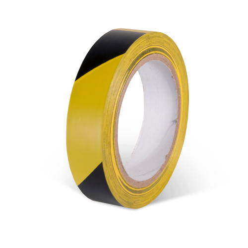Yellow/Black Hazard Stripe Aisle Marking Tape | INCOM WT2100   Safety Supplies Canada