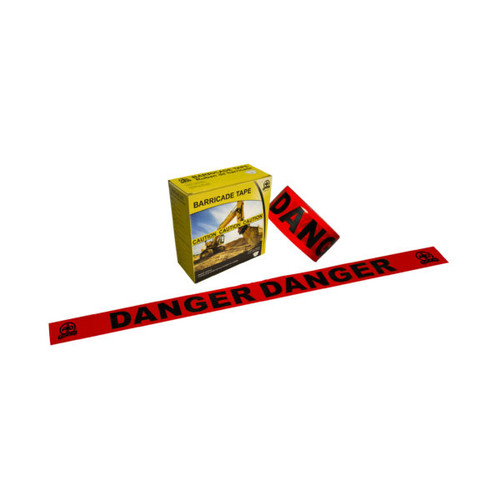 Barricade Tape, Danger, Red, 3" x 1000ft 57004RA1   Safety Supplies Canada