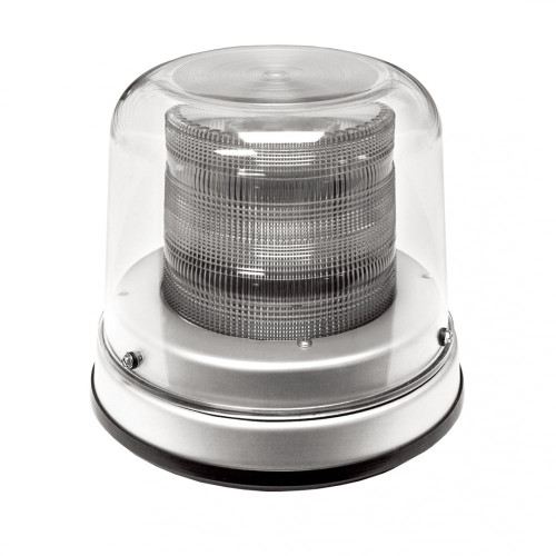 Amber & Blue High Profile Fleet + Beacon Permanent Mount - Dome: Clear, Lens: Cl 22609   Safety Supplies Canada