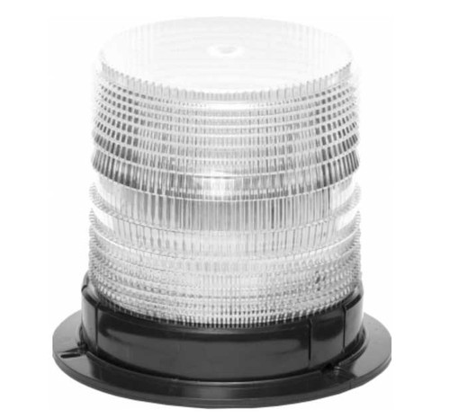 Amber High Profile Select LED Beacon Magnetic Mount - Lens: Clear 23625   Safety Supplies Canada