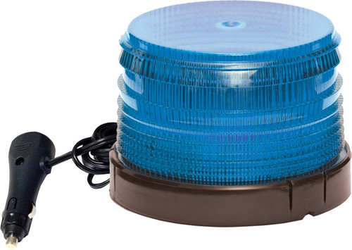 Blue Low Profile Fleet + LED Beacon Magnetic Mount - Lens: Blue 23822   Safety Supplies Canada